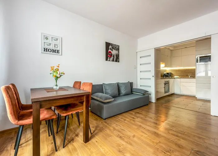 아파트 Blue Pearl 2 Down Town 4 Persons Balcony Free Parking 크라쿠프