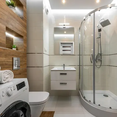 Lejlighed Blue Pearl 2 Down Town 4 Persons Balcony Free Parking Kraków